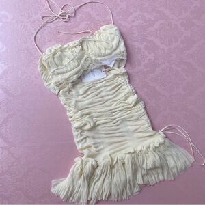 Fait Par Foutch Antoinette Midi Skirt & Crop Wrap Top 2 Piece Set